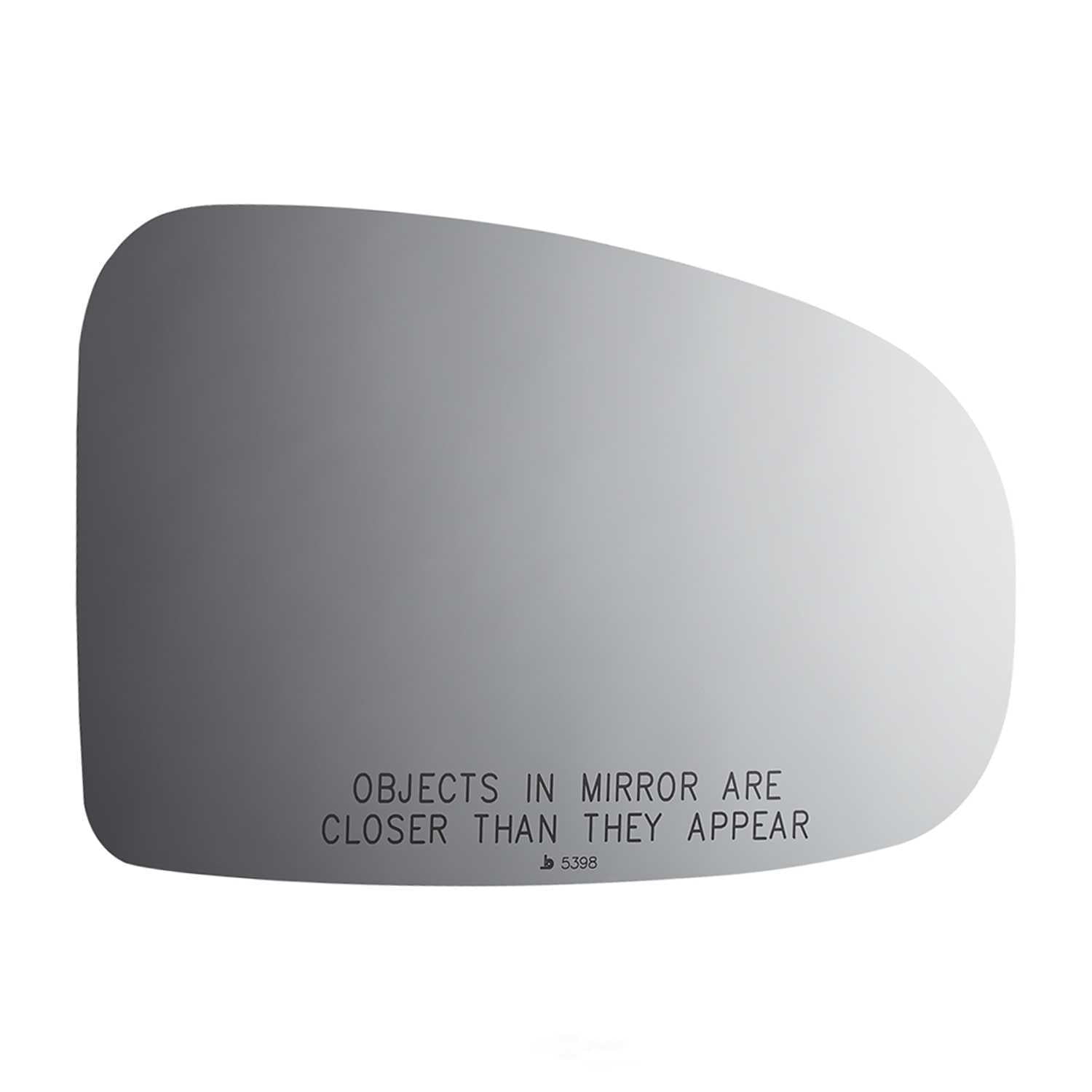 Burco Side View Mirror Replacement Glass - Clear Glass - 5398