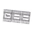 thumbnail image 4 of 3 botes para té, café y azúcar, tarros para almacenar té, café y azúcar, botes decorativos multifunción para cocina, para mostrador de restaurante. Estilo C, 4 of 7