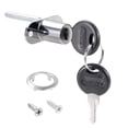 thumbnail image 2 of 16mm Cylinder Diameter Cabinet Drawer Plunger Lock w Key, Keyed Different, 2 of 4