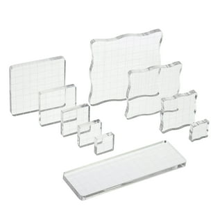 💥ON SALE!💥6 Pieces Acrylic Stamp Block Clear Stamping Tools Set with Grid  Lines Assorted Sizes - Scrapbooking & Paper Crafts, Facebook Marketplace