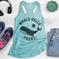 thumbnail image 2 of Whale Hello There Tank Top, Ladies Racerback Tank Top, Whale Tank, Animal Pun Tank, Cancun, XX-Large, 2 of 3