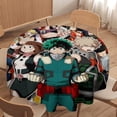 thumbnail image 4 of My Hero Academia Round Tablecloth Print Decorative Table Cover Washable Table Cloths for Dining Party Picnic 50x50in, 4 of 8