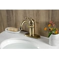 thumbnail image 2 of Kingston Brass KB1403BL Victorian Single-Handle Bathroom Faucet with Pop-Up Drain, Antique Brass, 2 of 5