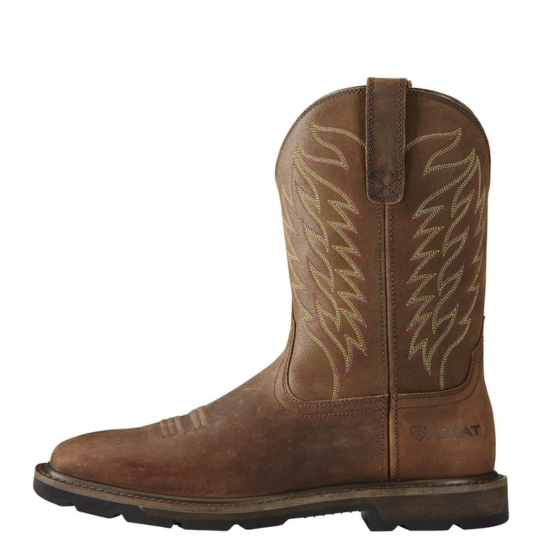 Ariat Men s Groundbreaker Wide Square Soft Toe Western Boot Walmart