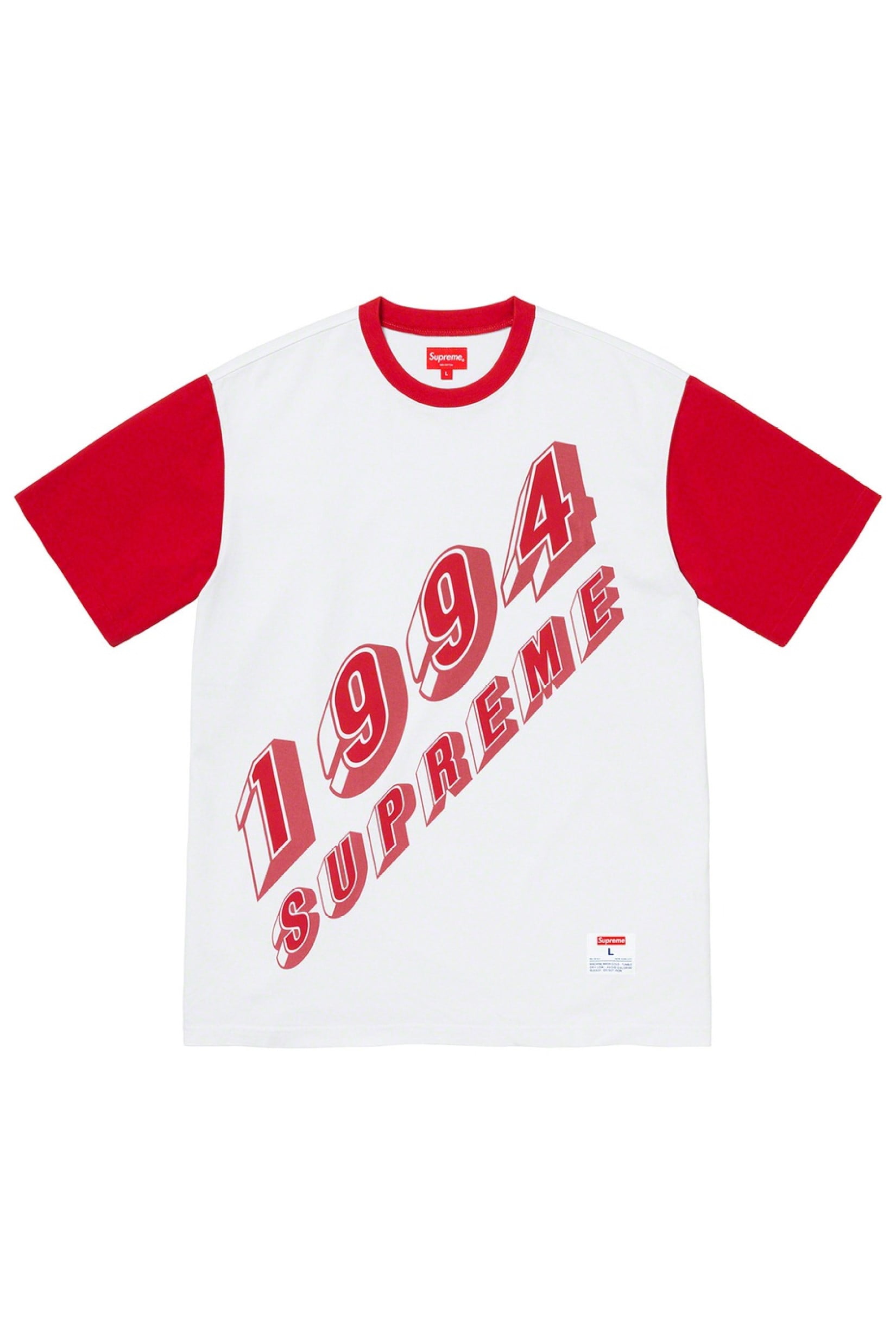 Supreme bevel text ringer tee Clearance
