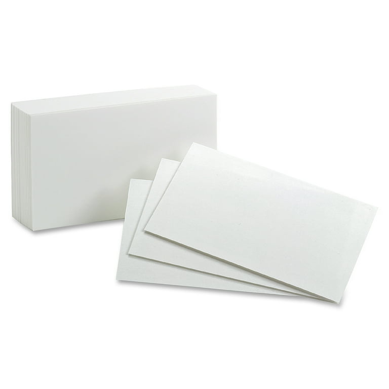 Unruled Index Cards, 4 x 6, White, 100/Pack Unruled Index Cards, 4 x 6, White, 100/Pack
