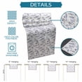 thumbnail image 6 of Farmhouse Monkey Table Runner 72 Inches, Vintage Blue Plants Rustic Turtles Peacock Bed Runner Dresser Scarves Tabletop for Indoor Outdoor Parties/Ceremony/Banquet, 14" x 72", 6 of 9