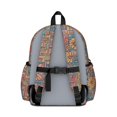 thumbnail image 3 of Pioneer Flower Floral Print Pattern Cute School Backpack with Padded Back and Adjustable Shoulder Straps 13.4"x11"x4.7", 3 of 5