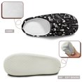 thumbnail image 3 of Wismoutput Music Instrument Fluffy Slippers Women's House Slippers with Anti-Slip Rubber Sole Non-Deformable and High Rebound Black Cotton Slippers, 3 of 7