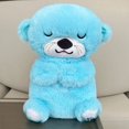 thumbnail image 3 of New Breathing Bear Baby Soothing Otter Plush Doll Toy Baby Kids Soothing Music Sleeping Companion Sound and Light Doll Toy Gift, 3 of 5