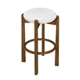 thumbnail image 4 of Tara Indoor Round Seat Bar Stool,Dark Walnut, 4 of 10