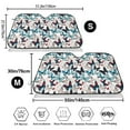 thumbnail image 3 of Picia Butterfly Curved Windshield Sunshade Accordion Folding Style Auto Shade for Car Truck SUV Van Blocks UV Ray Sun Visor Protector -Small, 3 of 7