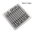 thumbnail image 1 of Magnetic Drill Bit Cross PH2 x Slot 6mm Electric Screwdriver Bits Double Head, 1 of 8