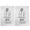 thumbnail image 1 of 2 fundas para colgar ropa, bolsas de almacenamiento al vacío, bolsas de almacenamiento para ropa, bolsas de vacío para viajes (M), 1 of 6