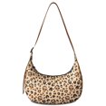 thumbnail image 1 of Cheetah Design Crescent Crossbody Bag for Women Cute Leopard Print Shoulder Bag with Adjustable Strap Vintage Animal Pattern Purse for Students Office or Daily Use, 1 of 5