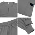thumbnail image 6 of AzureSilk Women's Set V-Neck Short Sleeve Top with Pockets and Drawstring Pants Quick Dry Uniform Outfit Workout Sets For Women, 6 of 7