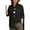 Black, variant on Omexry Plus Size Tops Women Turn Down Collar Long Sleeve Oversized Big Button Decor Casual Loose Solid Color Shirt Black S