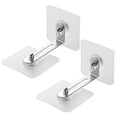 thumbnail image 2 of 2 Pack Adhesive Furniture Wall Anchors No Drill, Anti Tip Furniture Straps Kit for Baby Proofing, Secure Bookcase Dresser Shelf Cabinet to Wall for Child Safety - No Screw, 2 of 8