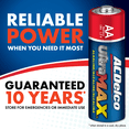 thumbnail image 4 of ACDelco AA Batteries UltraMAX Premium Alkaline Battery, 1.5-Volt, 20-Count, AC560, 4 of 6