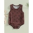thumbnail image 2 of Bagilaanoe Newborn Baby Girl Boy Rompers Print Sleeveless Bodysuit 3M 6M 12M 18M Infant Summer Casual One Piece Jumpsuit, 2 of 8