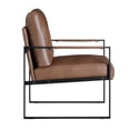 thumbnail image 5 of Lexicon Brynda Faux leather Accent Chair in Brown, 5 of 11