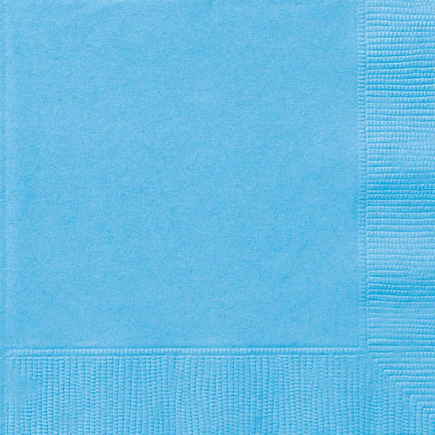 Way to Celebrate! Light Blue Paper Luncheon Napkins, 6.5in, 24ct