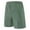 Army Green, variant on Kilaqueen Mens Shorts Elastic Waist Quick Dry Solid Color Shorts with Zip Pockets Athletic Workout Hiking Gym Stretch Shorts