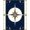 Navy Blue Ivory Gold, Pattern 5, variant on ODIKA 8'x10' Washable Area Rug Compass Boat Nautical Vintage Motif Round Circular Retro Fish for Dining Room, Large Office, Lounge, Non-Slip Chair-Friendly Mat