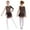 Brown, variant on iixpin Lyrical Dance Dress for Girls Asymmetrical Figure Ice Skating Competition Outfits Dancing Clothes Brown 12