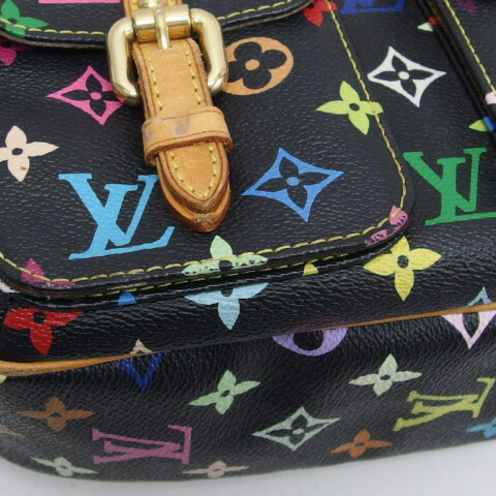 Louis Vuitton 2000s Multicolor Lodge Black Handbag · INTO
