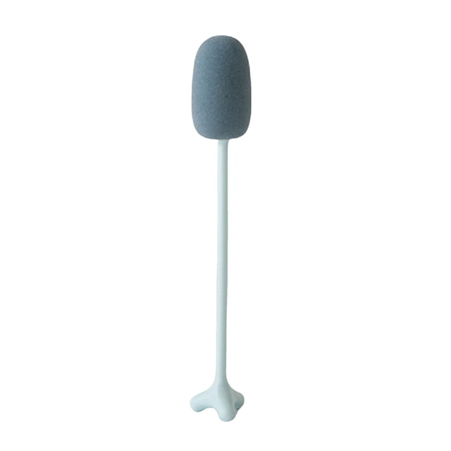 TIELUTT Bottle Brush Sponge Cleaning Brush Milk Toilet Racks That Go over the Toilet Short Dish Brush with Handle Nonstick Shower Cleaning Brush Stainless Steel for and Pans Scrub Brush Kitchen Vegeta