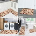 thumbnail image 5 of Pioneer Flower Floral Print Pattern Kitchen Rugs Sets Of 2,Anti Fatigue Kitchen Mat Rugs Non Slip Washable,Decorative Kitchen Floor Mats for Kitchen,Sink,Laundry,17"x30"+17"x47", 5 of 7