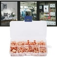 thumbnail image 3 of 210pcs Red Copper Connecting Tube Gt1.5-6mm Intermediate Cable Connecting Pipe Connector Small Copper Connecting Tube Cable Connector, 3 of 5