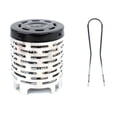 thumbnail image 1 of Portable Mini Camping Heater Cap Outdoor Gas Stove Cover Warmer Heater Stainless Steel, 1 of 5