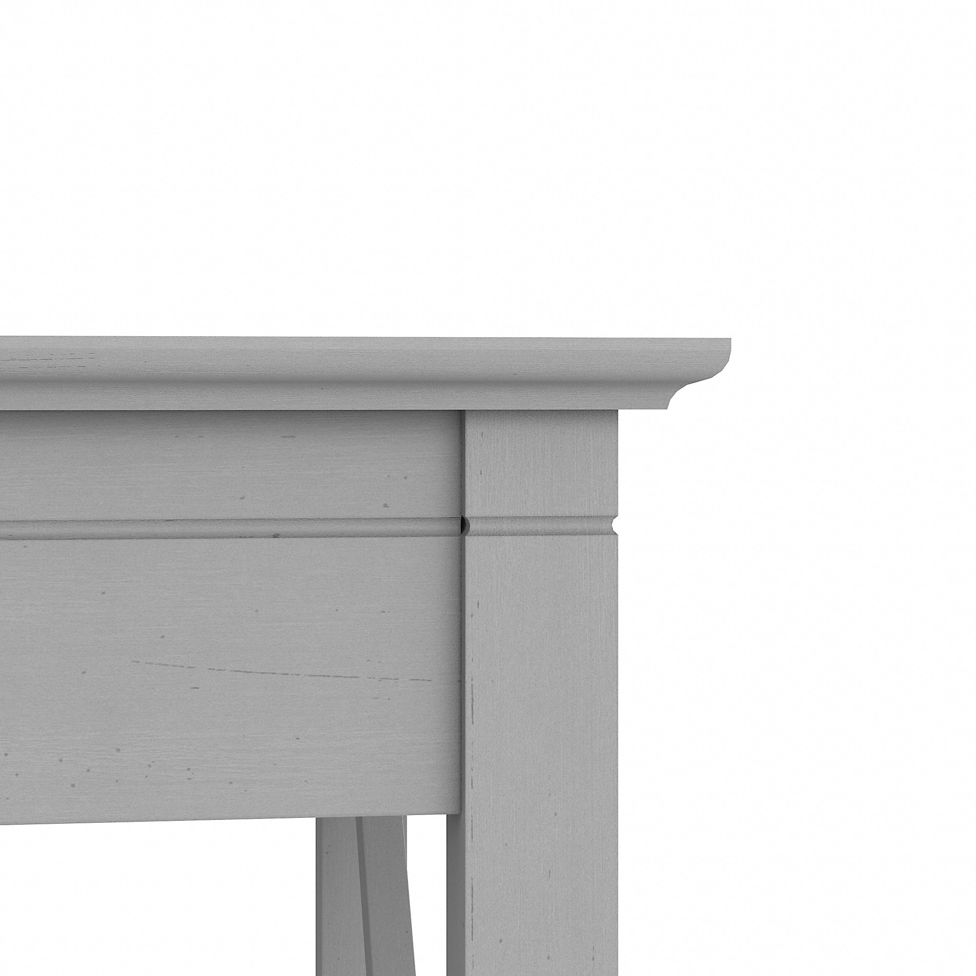 Bush Furniture Key West 60" L Shaped Desk, Cape Cod Gray