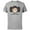 Athletic Heather, variant on Star Wars Cartoon Princess Leia I Love You - Short Sleeve Cotton T-Shirt for Adults - Customized-Athletic Heather