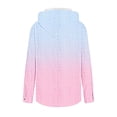 thumbnail image 5 of Hoodies for Men Lightweight Long Sleeve Button Down Shirts Boho Casual Drawstring Hoodies Sweatshirt M, 5 of 5
