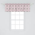 thumbnail image 2 of Ambesonne Compass Window Valance, Windroses Pattern, 54" X 18", Pale Mauve Pale Pink, 2 of 3