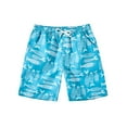 thumbnail image 3 of GYRATEDREAM Boys Swim Trunks with Compression Liner Toddler Stretch Swim Shorts Boys Quick Dry 2 in 1 Beach Shorts,Size 11-12 Years, 3 of 7
