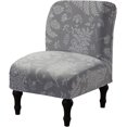 thumbnail image 1 of Armless Chair Slipcover Removable Armless Chair Cover Printed Armless Accent Chair Covers Washable Slipper Chair Slipcovers Furniture Protector Covers for Extra Large Armless Accent Chair, 1 of 7