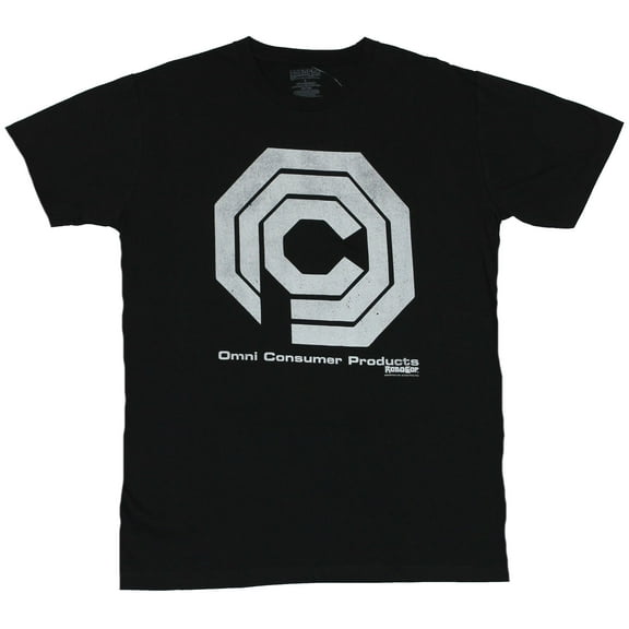 Robocop Mens T-Shirt -  Omni Corporation Consumer Products Logo (Small)