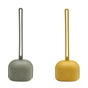 Silicone Pacifier Holder Cases, BPA-Free Newborn Bear Pacifier Case, Baby Pacifiers Silicone Pouch for Travel, Pacifier Accessories for Boys & Girls