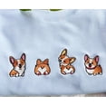 thumbnail image 3 of Cute Corgi Dog Embroidered Sweatshirt, 3 of 4