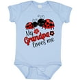 thumbnail image 3 of Inktastic My Grandpa Loves Me with Cute Ladybugs Boys or Girls Baby Bodysuit, 3 of 5