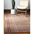 thumbnail image 2 of Unique Loom Automne Plaid Lodge Tapis 2' x 3' Rectangulaire Brun Clair/brun, 2 of 5