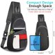 thumbnail image 3 of Bolso tipo Bandolera TITECOUGO Liviano Unisex Negro, 3 of 6