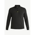 thumbnail image 5 of Athletic Works Men's and Big Men's Waffle Quarter Zip Pullover, Sizes S-3XL, 5 of 5