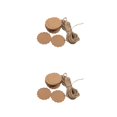 thumbnail image 4 of paramount NEW Kitchen 100Pcs Blank Kraft Paper Hanging Hole Gift Label Diy Craft Paper 1pcs 2Set, 4 of 6