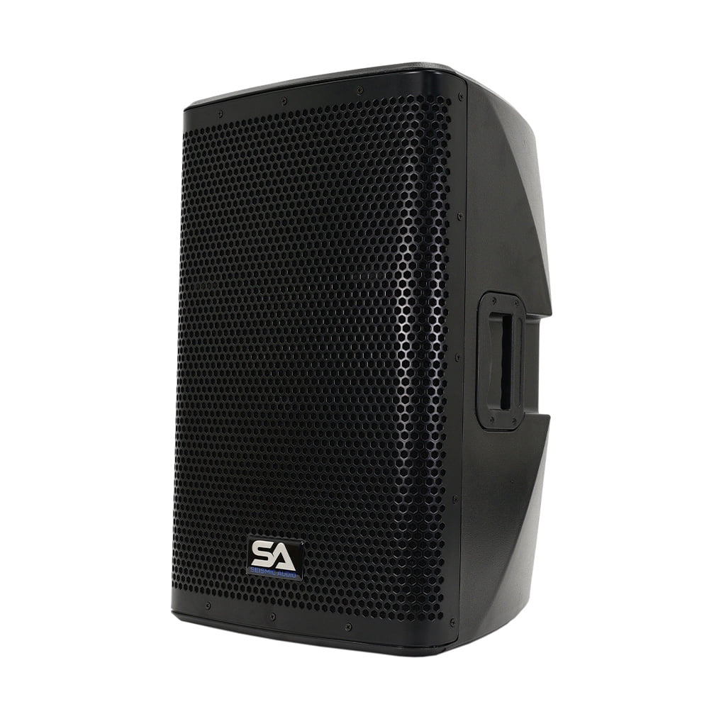 Seismic Audio - Fury-12 - Pair of Powered 12 Inch 1000 Watt PA /DJ Loudspeakers with DSP, Built in Bluetooth, Mixer & Class D Amplifier