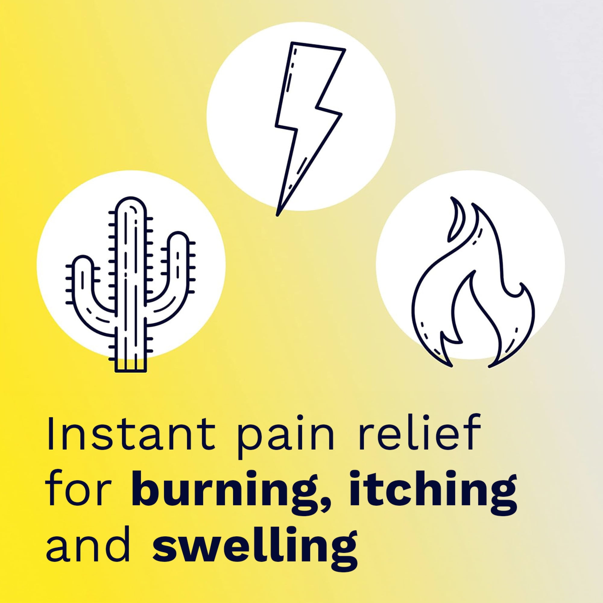 (3 pack) Preparation H Rapid Relief Hemorrhoid Cream With Lidocaine, Numbing Relief for Swelling, Pain, Burning and Itching - 0.75 Oz Tube